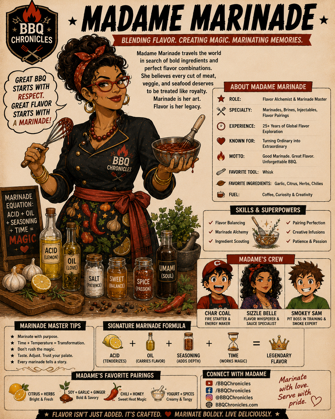 Madame Marinade character.