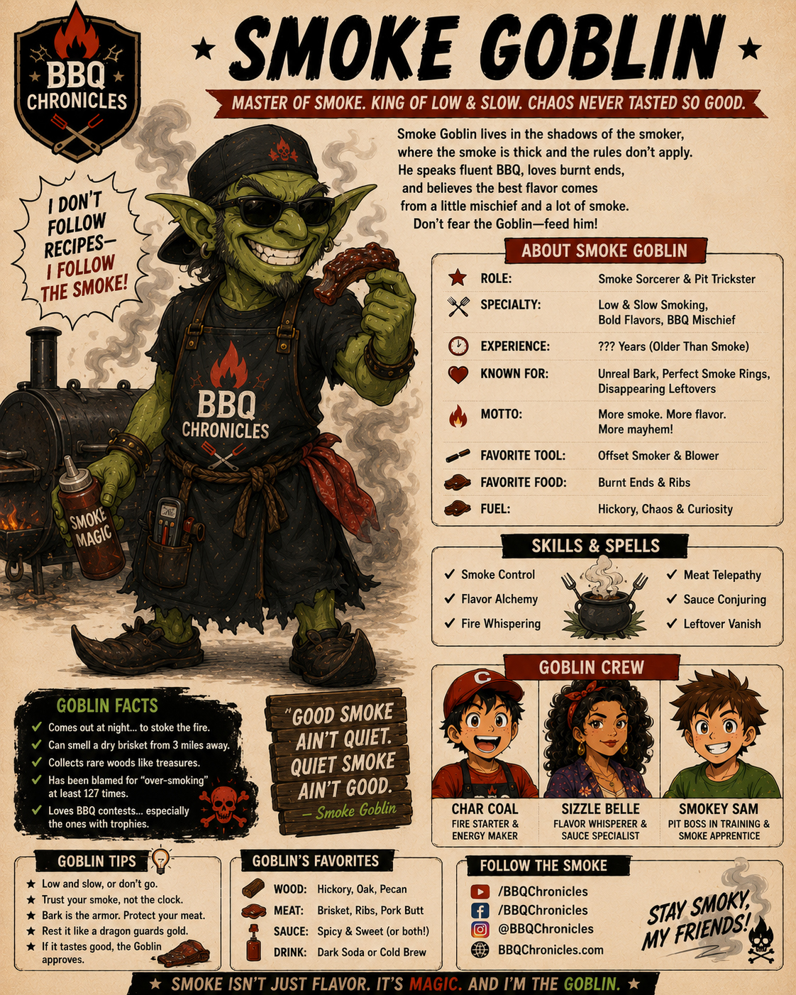 Smoke Goblin character.